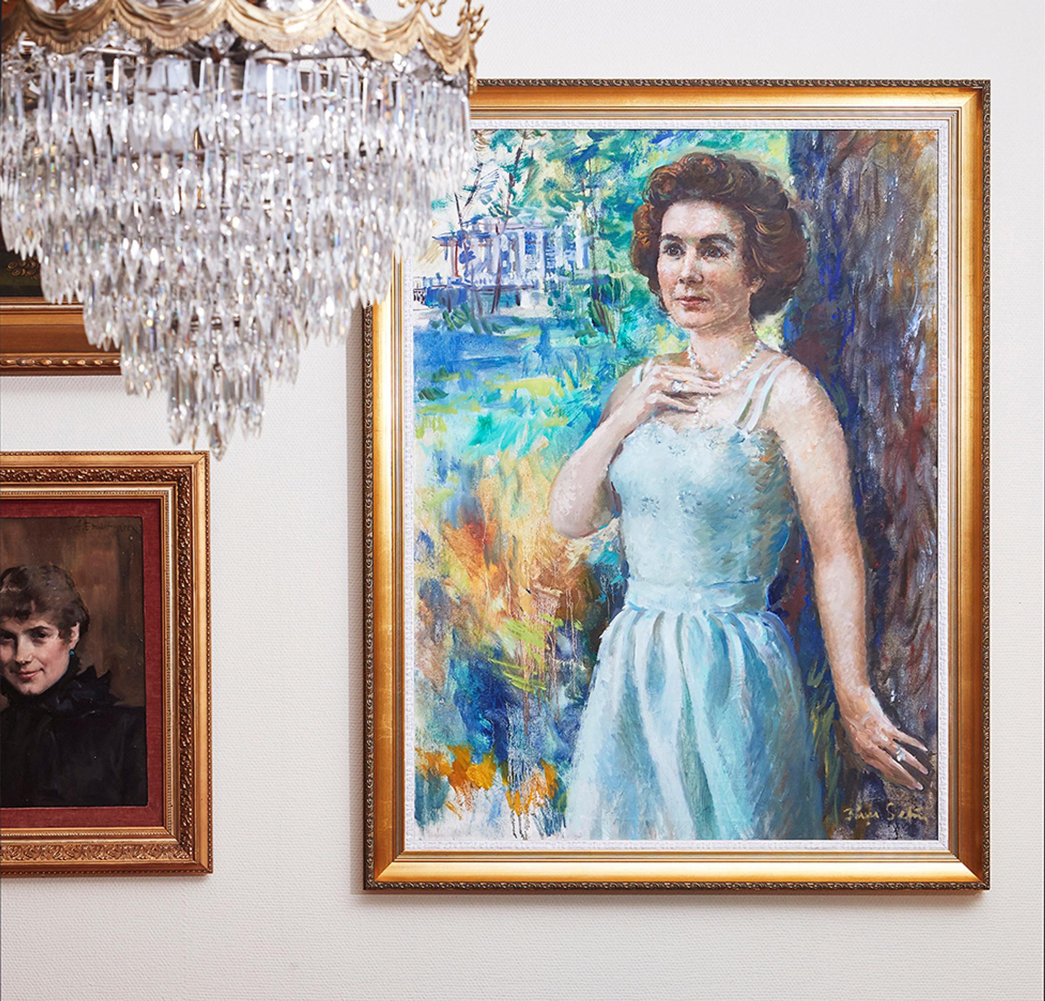 Birger Selinin maalaus Satu Tiivolasta.