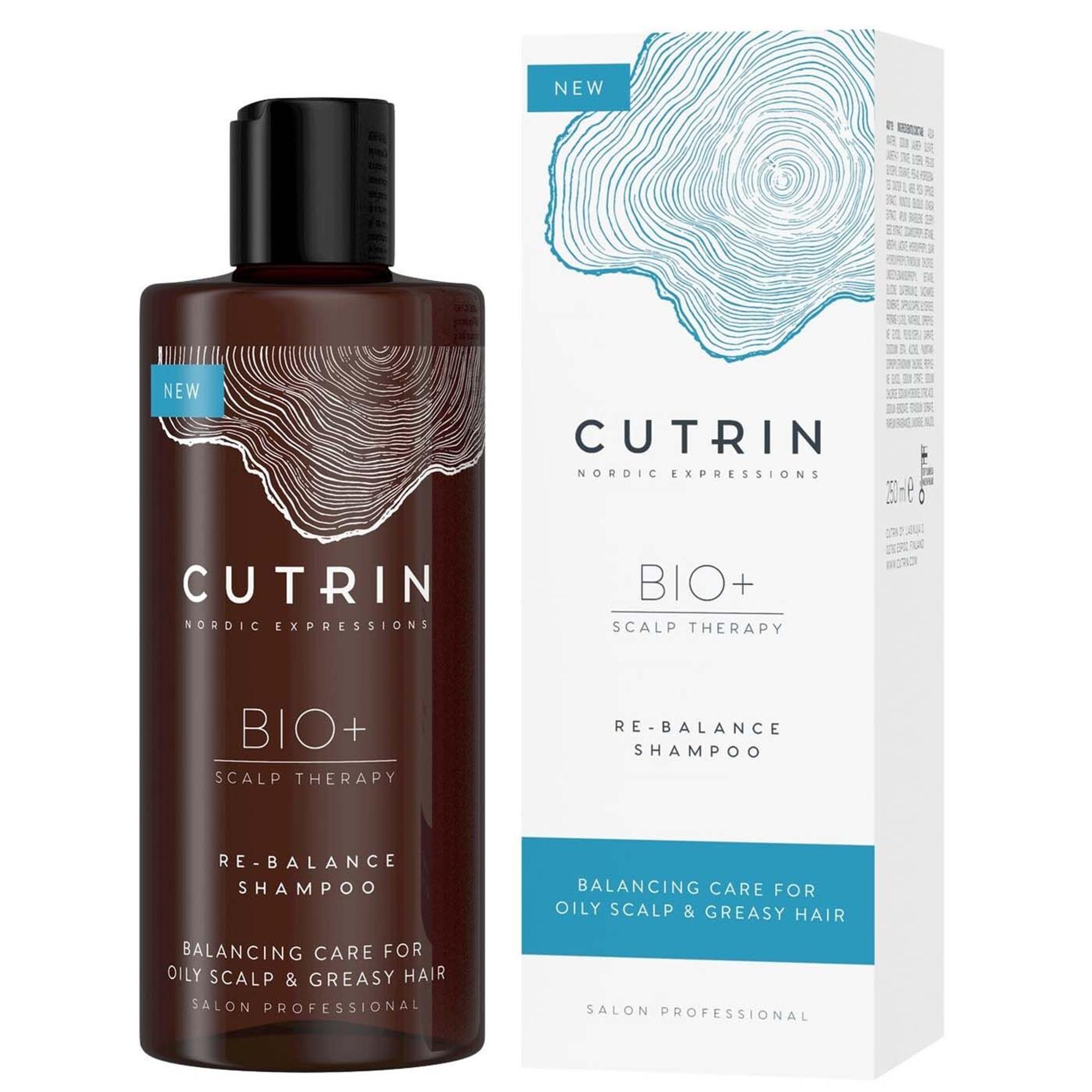 Bio+ Re-Balance -tasapainottava sampoo 20 e, Cutrin.
