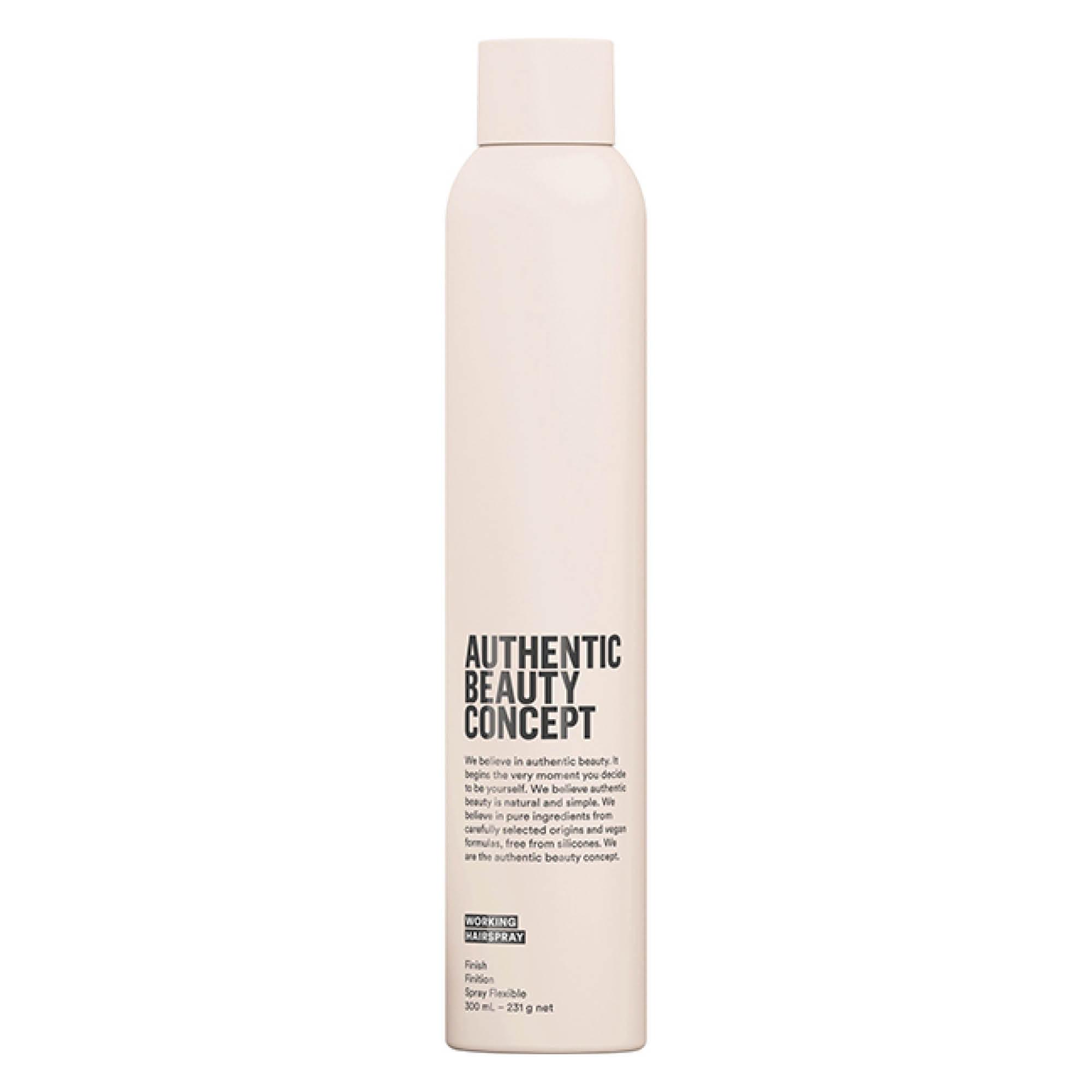 Jos haluat muokata kampausta myöhemmin, valitse tämä hiuslakka. Authentic Beauty Concept Working Hairspray 26,30 e.
