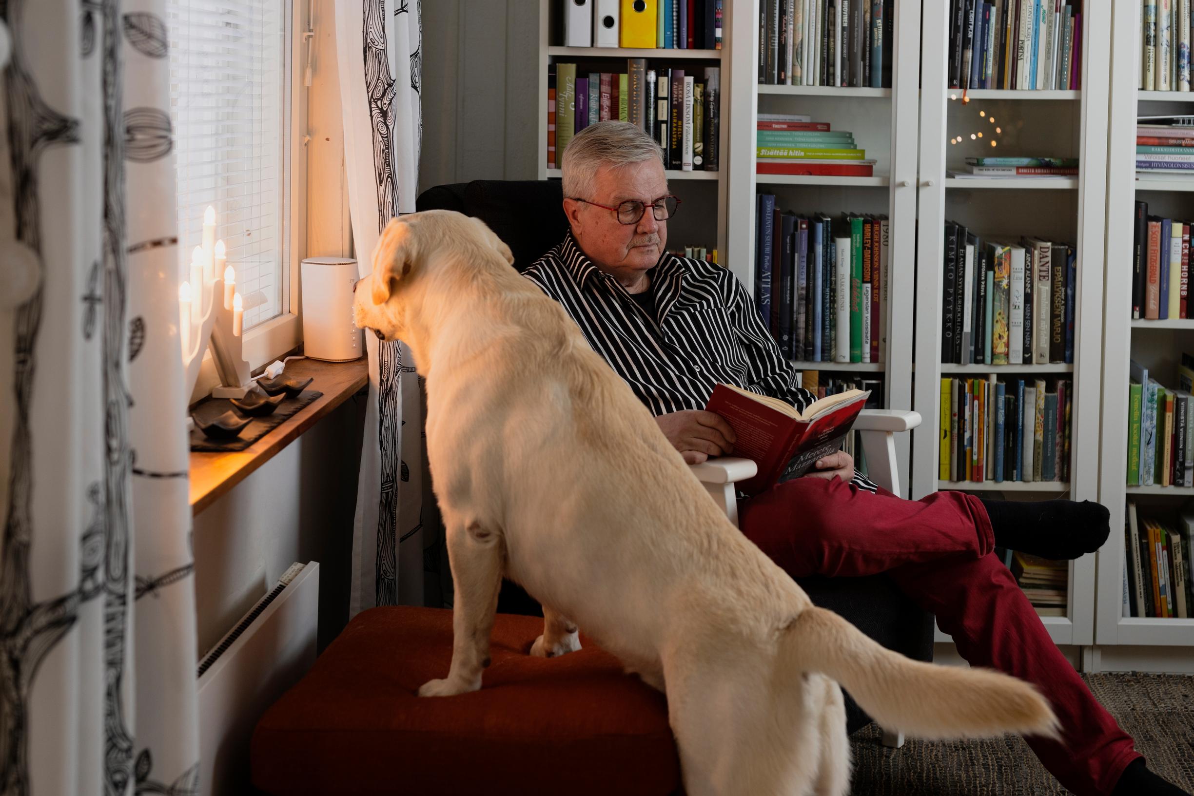 ”Koiran vilpitön ilo ja energia tarttuvat”, Juha Hänninen iloitsee