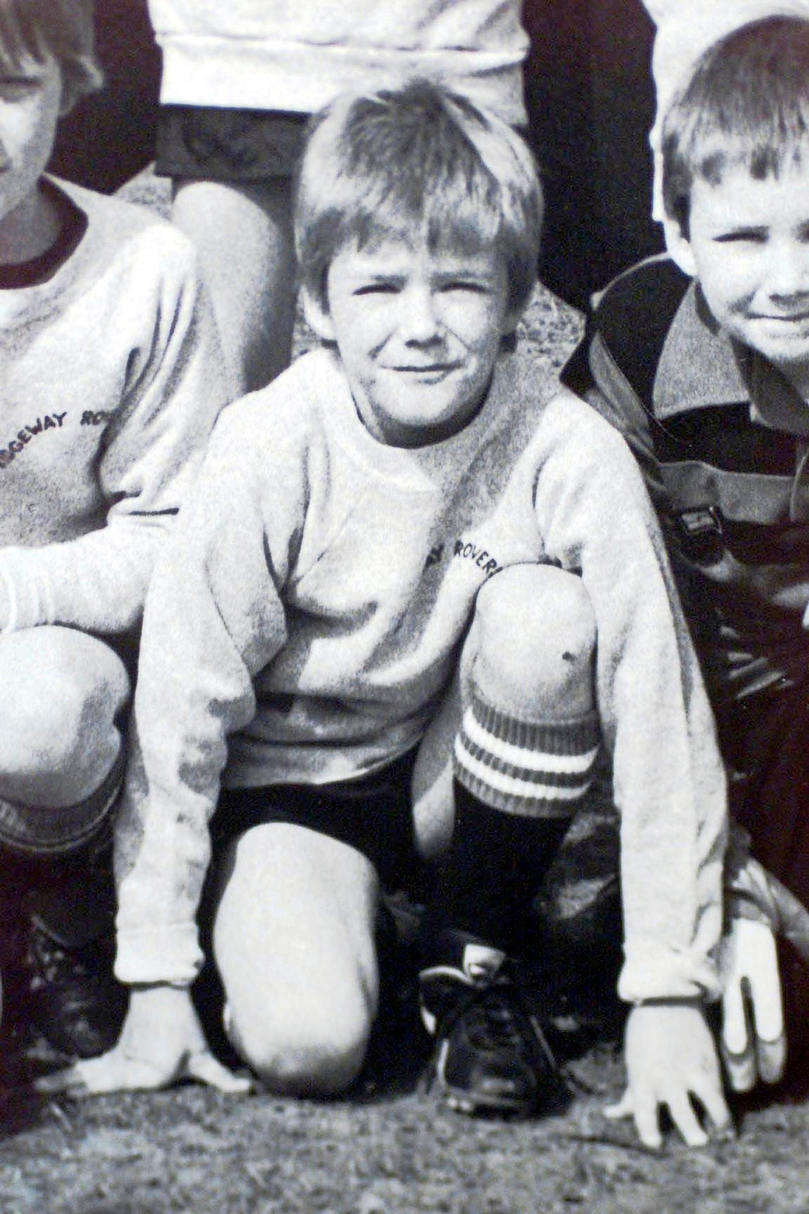 David Beckham halusi pienestä pitäen vain pelata jalkapalloa.
