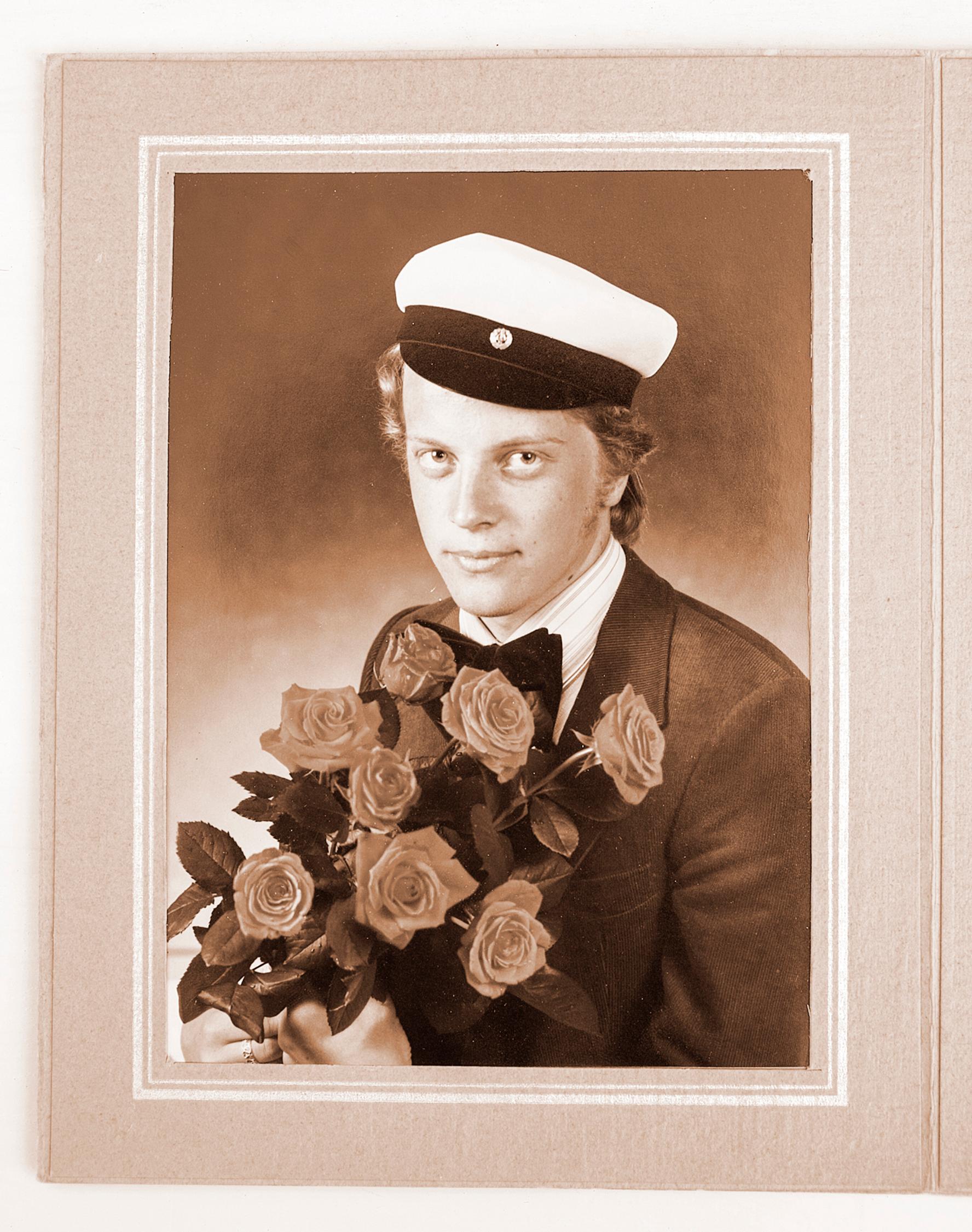 Matti Rönkä kirjoitti ylioppilaaksi Outokummun lukiosta vuonna 1978. Kuva: Röngän kotialbumi.