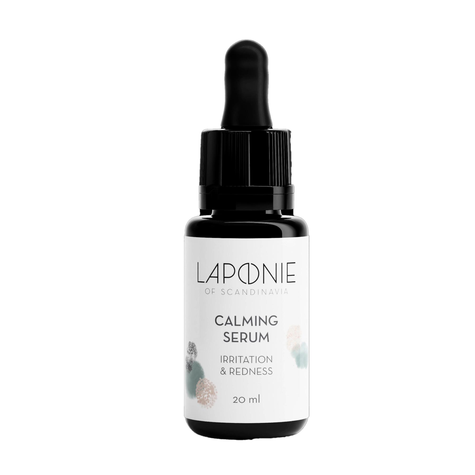 Geelimäinen seerumi vähentää ihon punoitusta ja ärsytystä johtuivat ne sitten suunympärysihottumasta, hormonaalisesta epätasapainosta tai ruusufinnistä. Laponie of Scandinavia Calming Serum -rauhoittava seerumi 39 e.