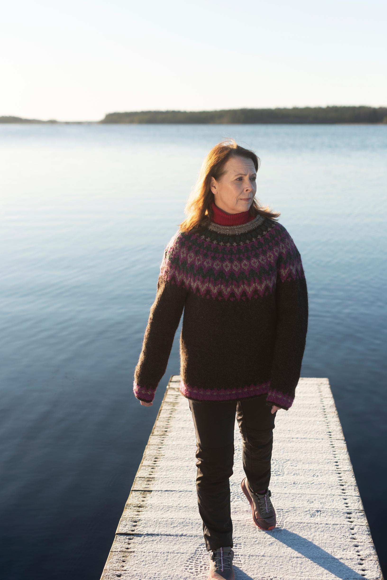 Riikka toivoo, että hänen viisi aikuista lastaan eivät ikinä lakkaisi puhumasta hänelle mahdollisista vaikeuksistaan. ”Haluan tuntea lapseni.”