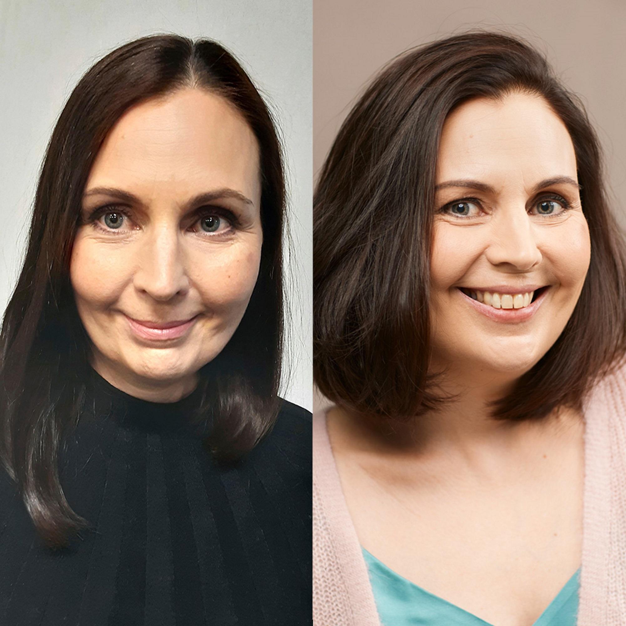 Upea hiusmuutos! Katariina sai pitkän polkkatukan, joka imartelee lähes jokaisen kasvoja – kurkkaa ihanat kuvat