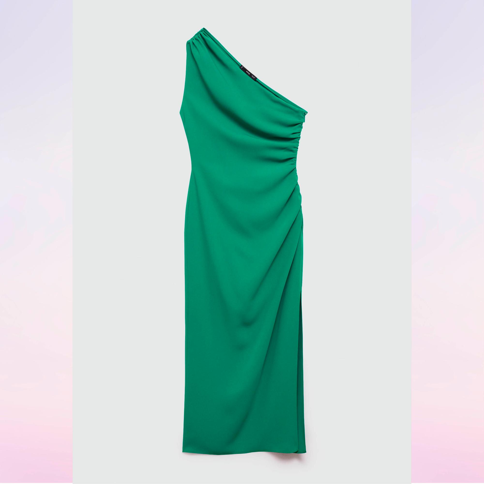Yksiolkaiminen polyesterimekko (XXS–XL) 59,99 e, Mango.
