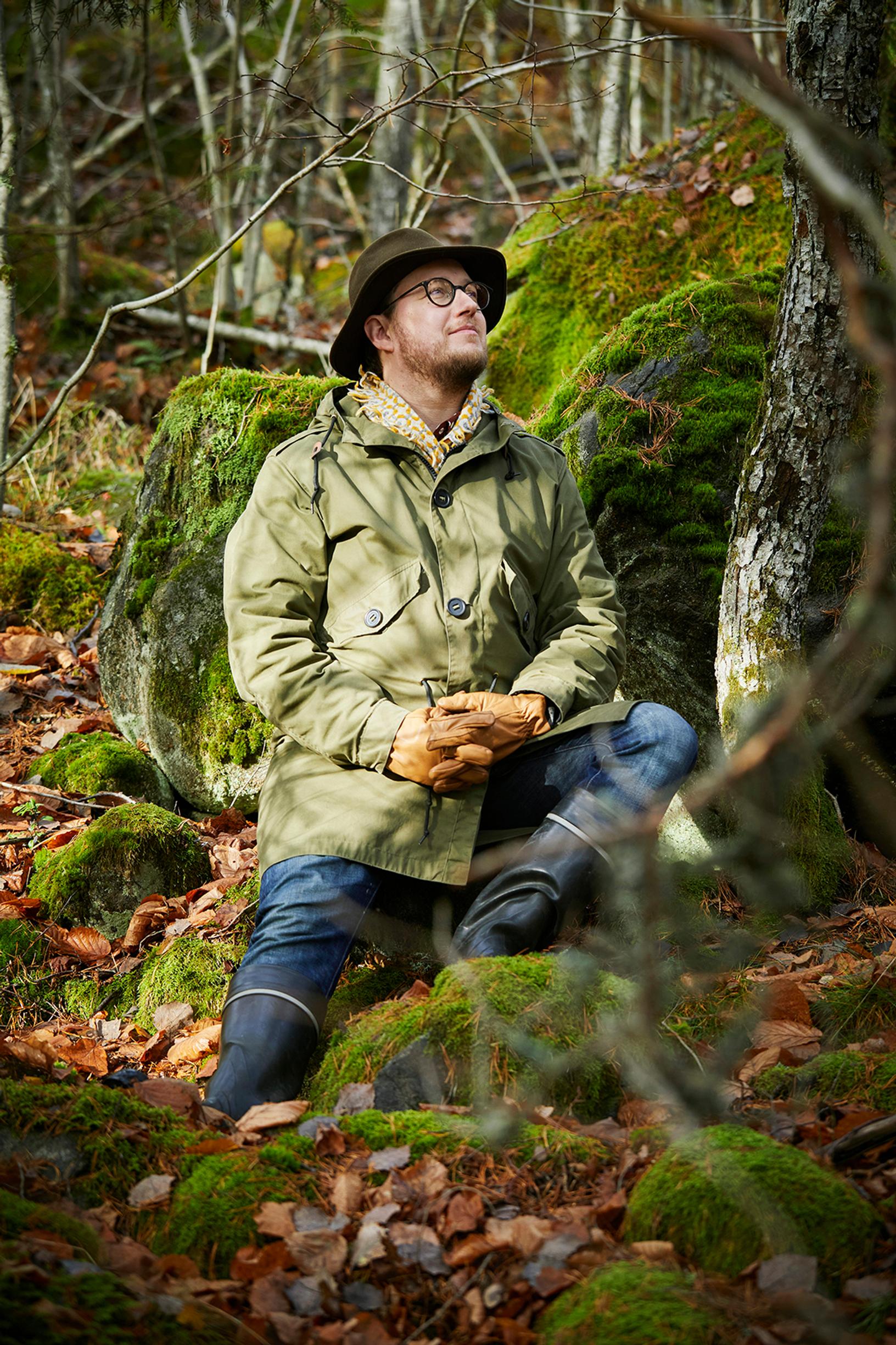 Ilari Edelmann metsässä